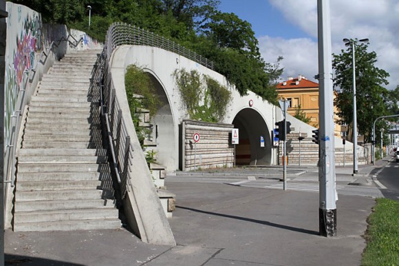 Tunel Mrázovka - jihovýchodní portál